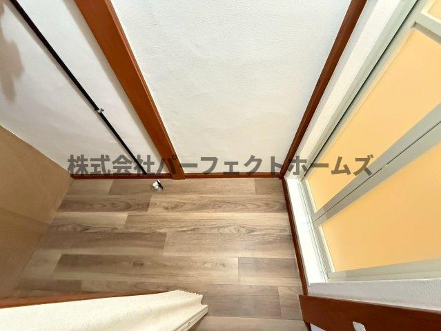 美井元町戸建　賃貸の洗面所|スペースが確保できる洗面所です