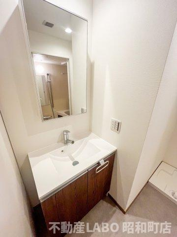 ウェルスクエア帝塚山の洗面所