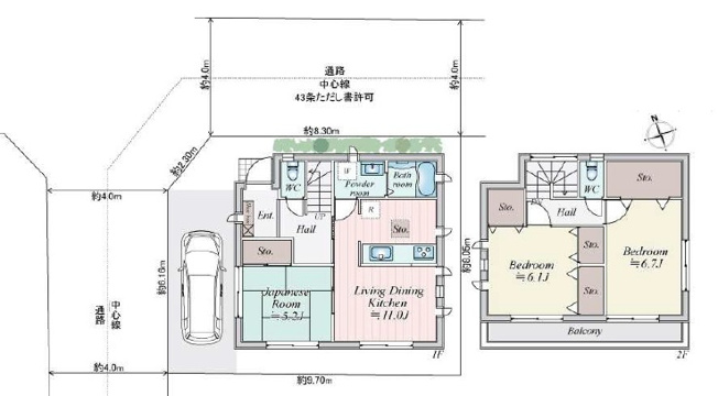 【間取り】 | 千葉市稲毛区小中台町