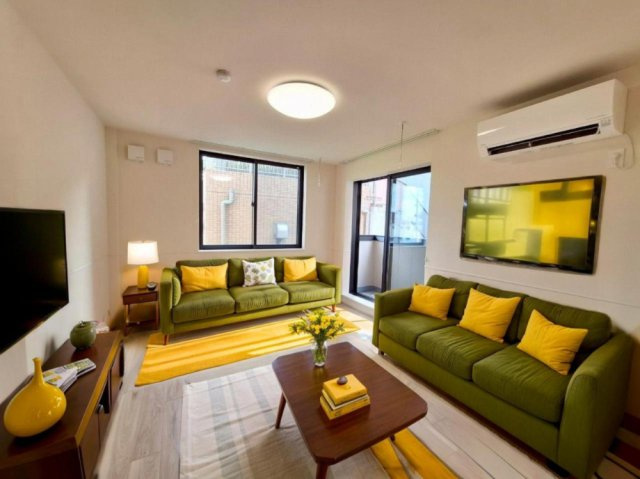 メゾン　ラ　グランメールの居間・リビング|CG家具のため実際は家具が付きません