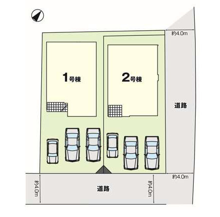 ケイアイリガーレ／中央区帯山１期／１号棟の区画図