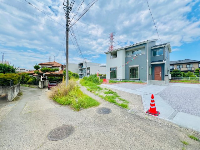 前橋元総社の前面道路含む現地写真|車の通りも少なく駐車も楽々♪