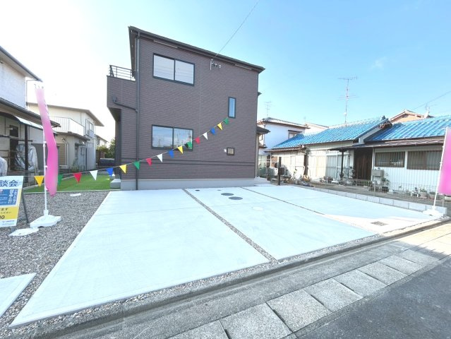 ハートフルタウン　一宮市浅井町4期　全1区画分譲の前面道路含む現地写真|■前面道路　■ヤマダ不動産　株式会社リライフ　
■夢のマイホーム購入をフルサポートします！