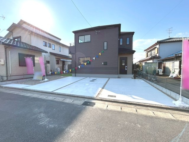 ハートフルタウン　一宮市浅井町4期　全1区画分譲の前面道路含む現地写真|「現地（2025年10月30日）撮影」　
■外観写真　
■ヤマダ不動産　株式会社リライフ　