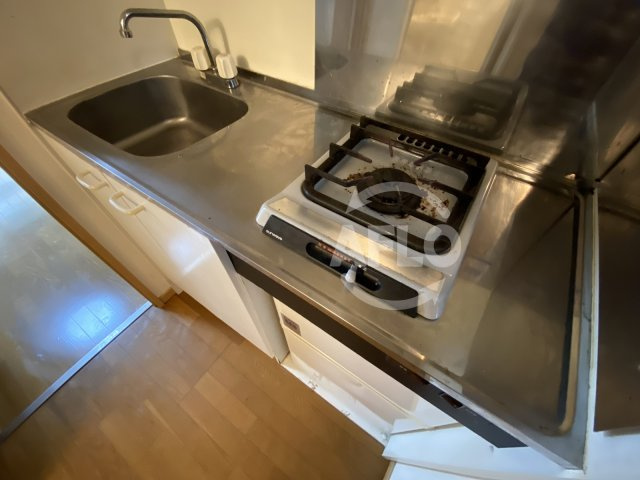 プレサンス同心アーバンステージのキッチン|プレサンス同心アーバンステージ　１口ガスコンロ