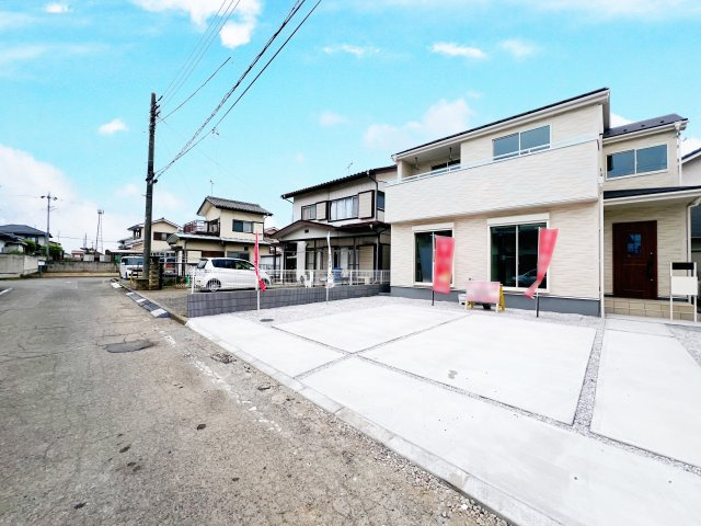 太田大原町の前面道路含む現地写真|閑静な住宅地で駐車も楽々♪
