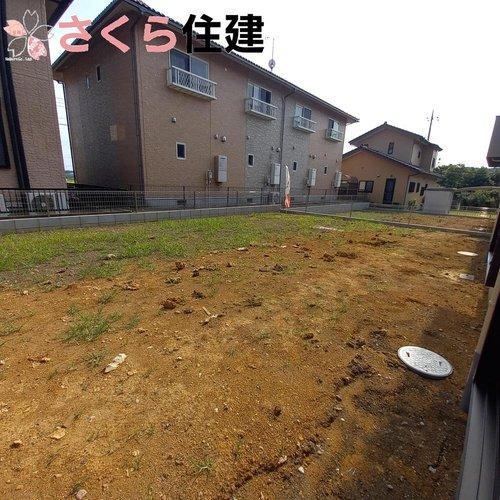 -Erde-　真岡市下高間木２期　２号棟の庭|お庭もあります♪家庭菜園やお子様のビニールプールなど楽しめますね。