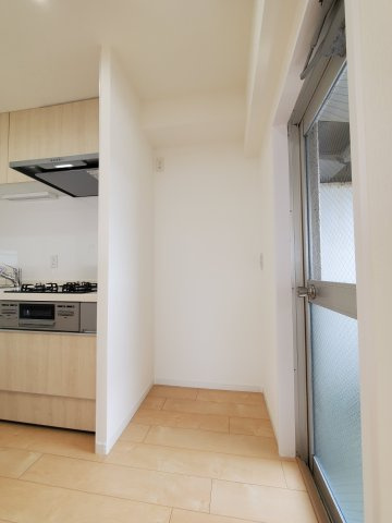 グリーンパーク第1八潮のキッチン|コンパクトなキッチンで掃除もラクラク