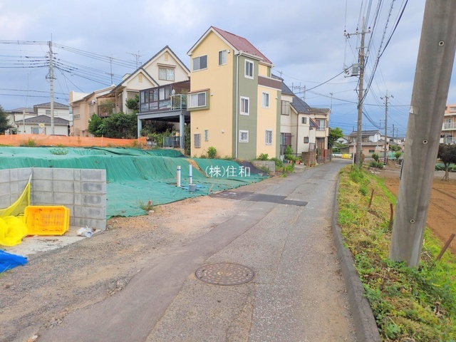 【新築分譲住宅】富士見市第1羽沢の前面道路含む現地写真