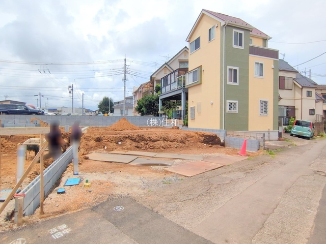 【新築分譲住宅】富士見市第1羽沢の前面道路含む現地写真