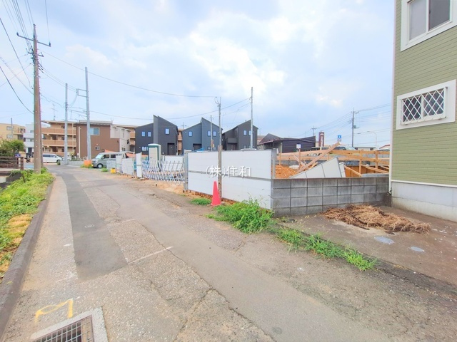 【新築分譲住宅】富士見市第1羽沢の前面道路含む現地写真