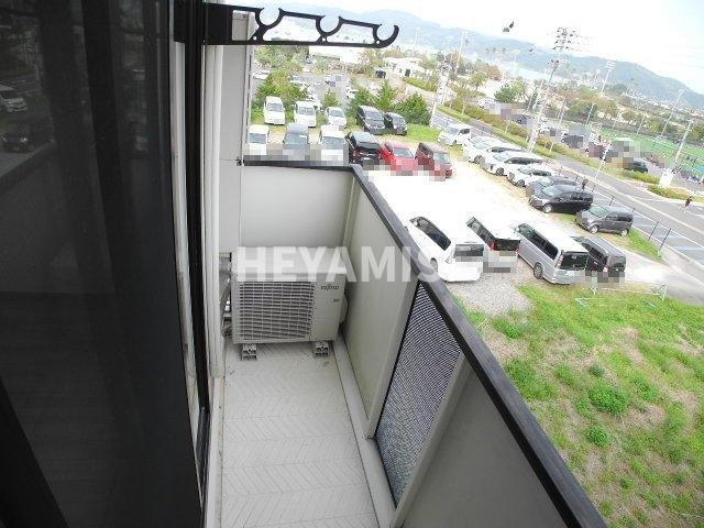 セジュール釜地のバルコニー