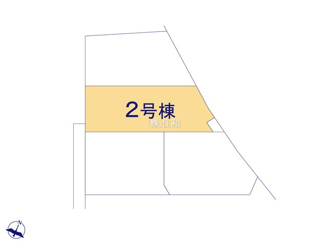 【新築分譲住宅】富士見市第1羽沢の区画図