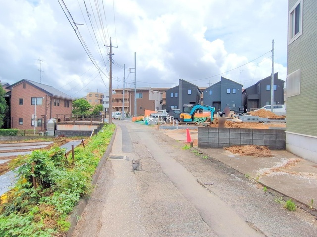 【新築分譲住宅】富士見市第1羽沢の前面道路含む現地写真