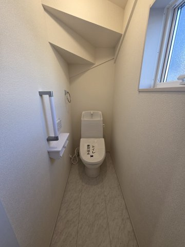 リーブルガーデン．S　熊谷宮本町第２　のトイレ|２号棟現地トイレ（2025年11月21日）撮影