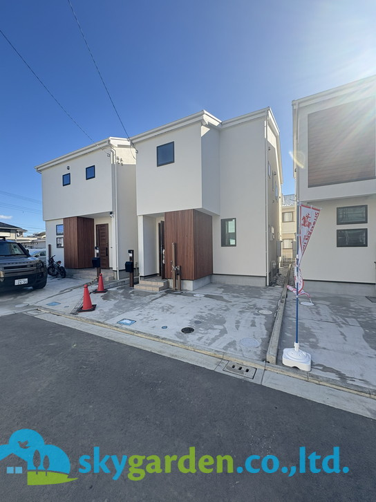 茅ヶ崎市浜須賀　新築戸建　全9棟6号棟の外観