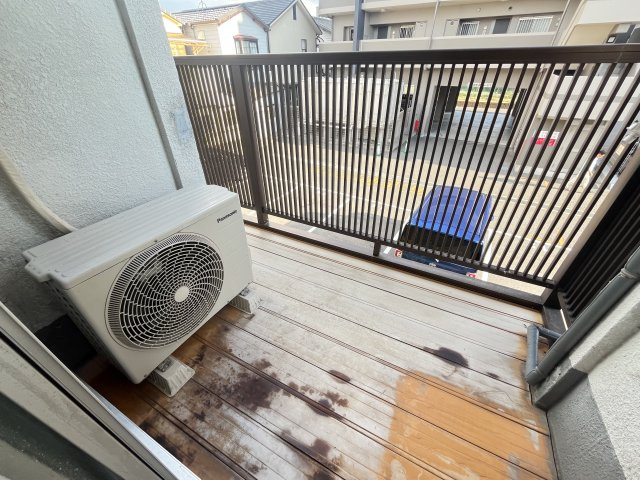 日置荘原寺町貸家のバルコニー