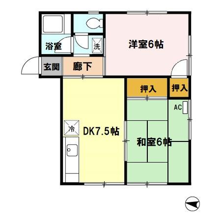 レジデンスＫの間取り