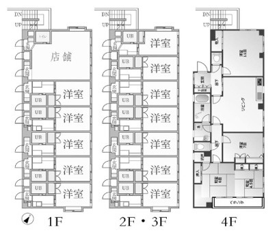 ハイブリッチマンションの間取り
