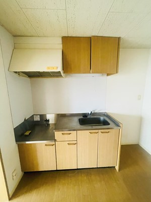 羽犬塚ガーデンハイツ Ⅱのキッチン|きれいなキッチンです