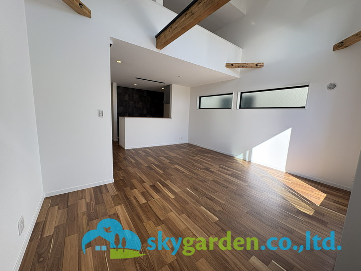 茅ヶ崎市浜須賀　新築戸建　全9棟7号棟の居間・リビング