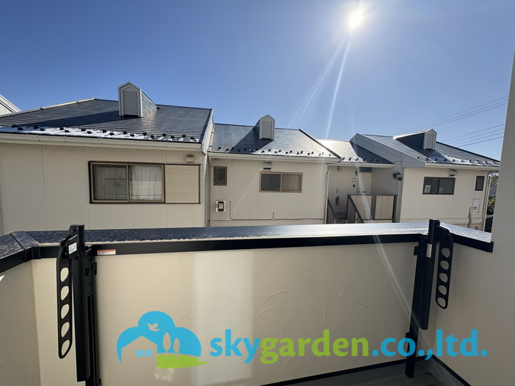 茅ヶ崎市浜須賀　新築戸建　全9棟7号棟のバルコニー