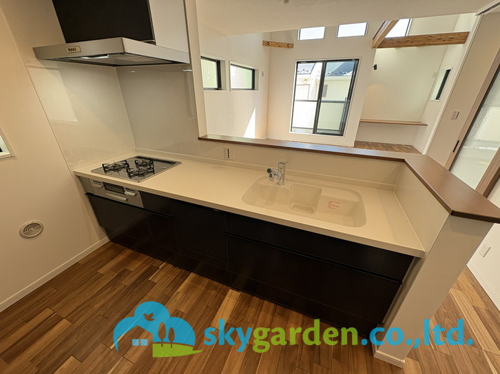 茅ヶ崎市浜須賀　新築戸建　全9棟7号棟のキッチン