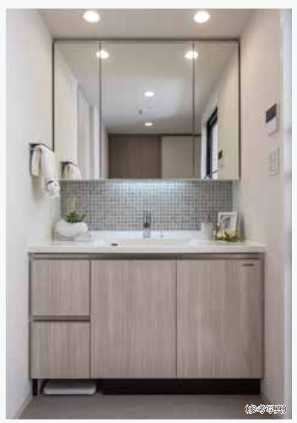 プレサンス ロジェ 福島野田グランアリーナの独立洗面台