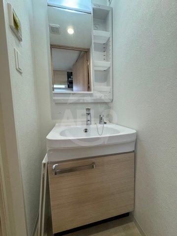 プレサンス朝潮橋ベイ・ブリーズ の独立洗面台|プレサンス朝潮橋ベイ・ブリーズ　独立洗面台