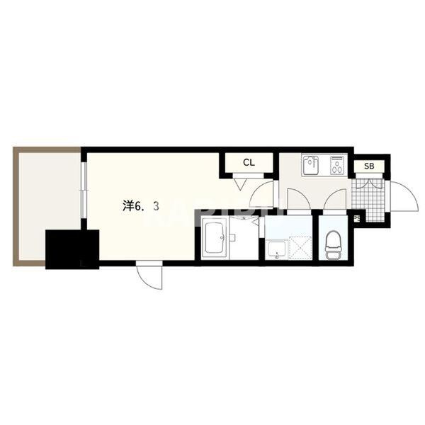 フォーリアライズ大阪ミッテの間取り