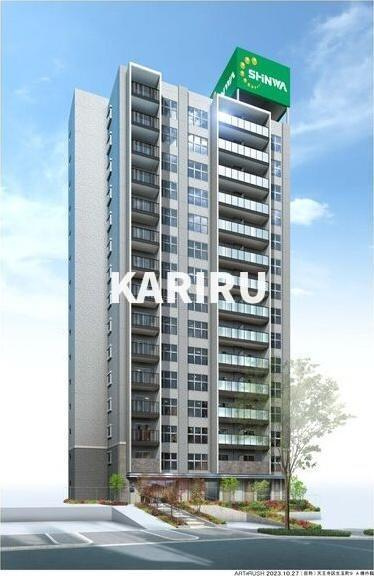 スプランディッド上本町WESTの外観パース