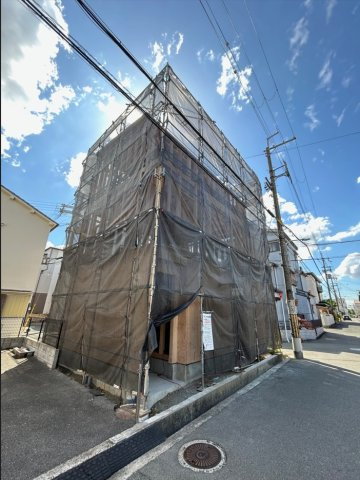 グレース　高井田駅の前面道路含む現地写真|上棟致しました☆令和7年10月2日撮影