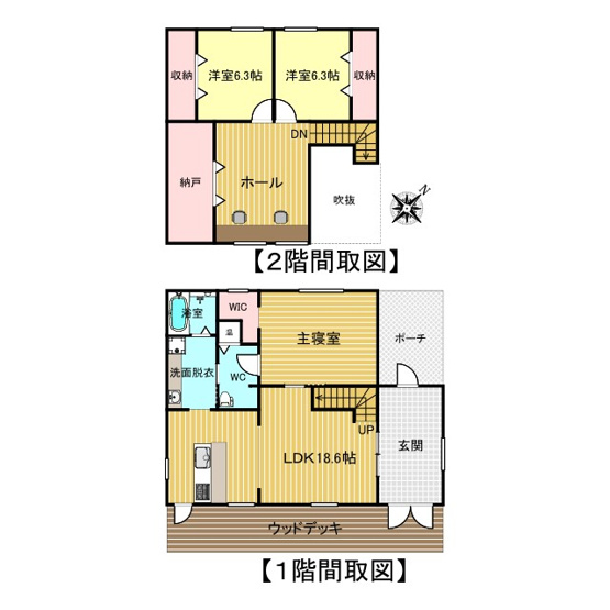 【間取り】 | 網走市字呼人３４１番地６７　中古売家