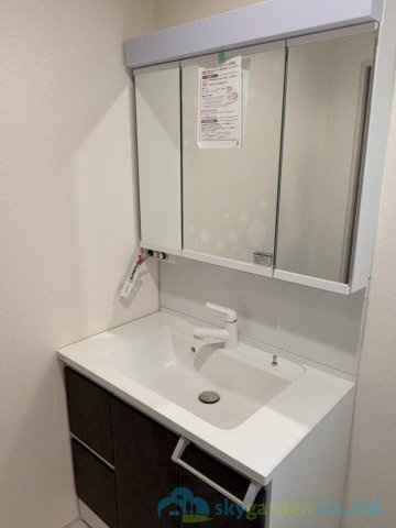 平塚市寺田縄　新築戸建　全1棟1号棟の独立洗面台