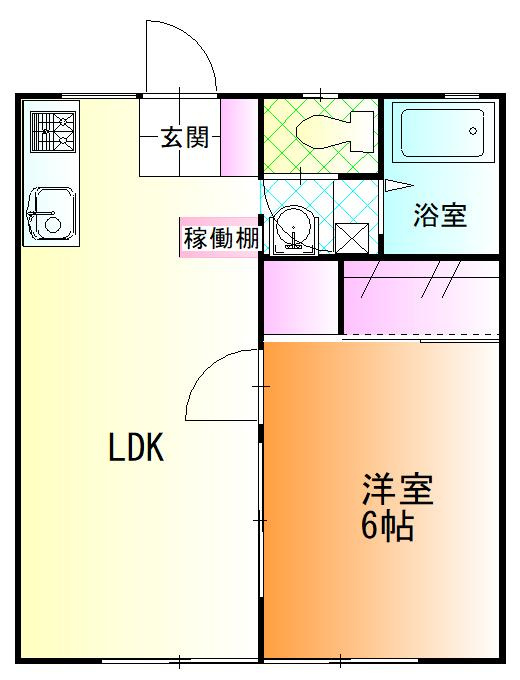 パナタウンチェリー　Ｂの間取り