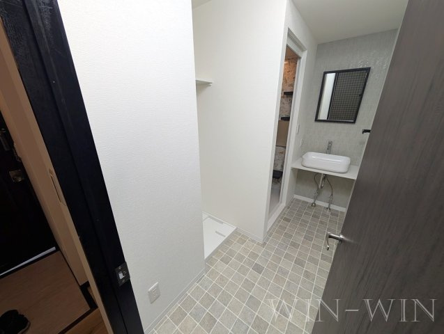 ハイツ東小浜の洗面所