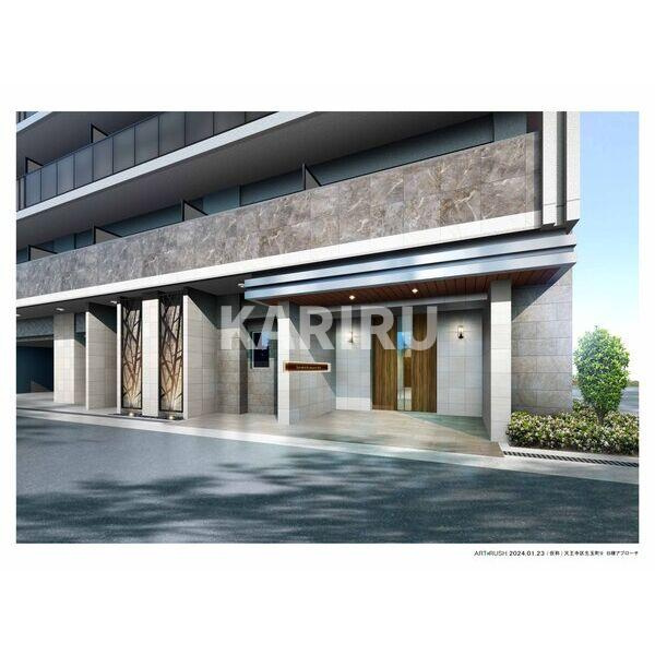 スプランディッド上本町WESTⅡのエントランス