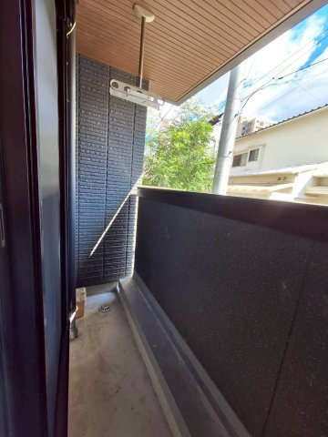 本駒込邸のバルコニー