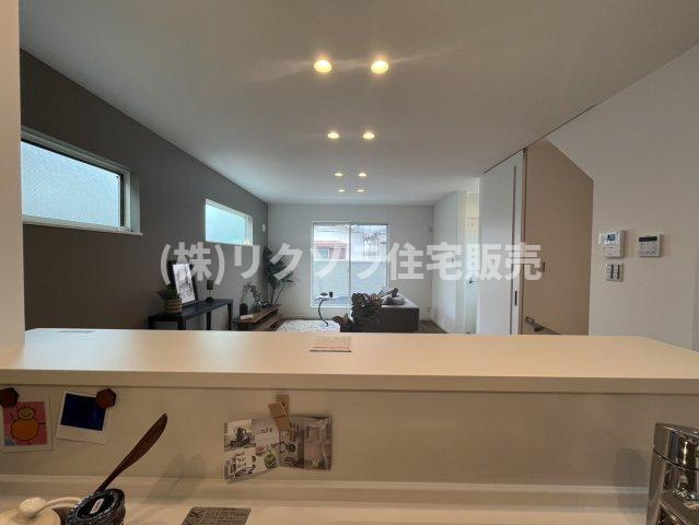 池田北町　新築一戸建てのキッチン|LDK17.6帖
■物件内覧・資金計画相談・住宅ローン相談、リフォーム相談、お問合せ受付中■
※当日・翌日のご内覧、ご相談はお電話でのお問合せがスムーズです！