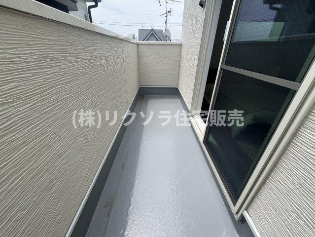 池田北町　新築一戸建てのバルコニー|■物件内覧・資金計画相談・住宅ローン相談、リフォーム相談、お問合せ受付中■
※当日・翌日のご内覧、ご相談はお電話でのお問合せがスムーズです！