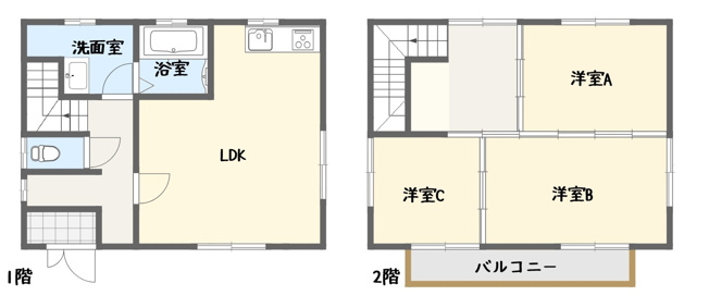 【間取り】 | 駿河区西島　中古戸建