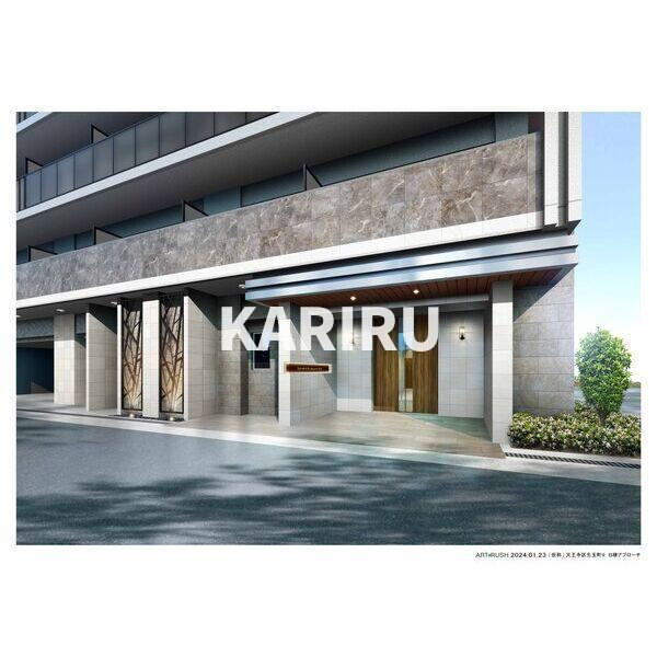 スプランディッド上本町WESTⅡのエントランス