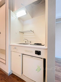 【キッチン】 | ライオンズマンション文京第3 | ミニキッチン　当日のご見学、可能です！お気軽にお問い合わせください！※0120-133-468