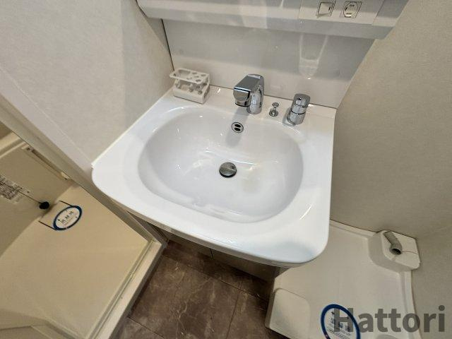 S-RESIDENCE上新庄ascentの洗面所