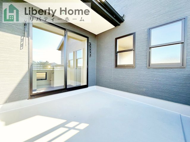 第3小美玉市羽鳥　新築戸建のバルコニー