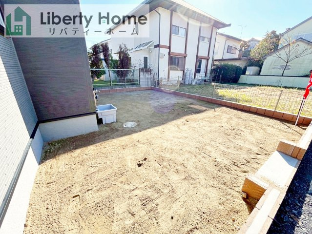 第3小美玉市羽鳥　新築戸建の庭