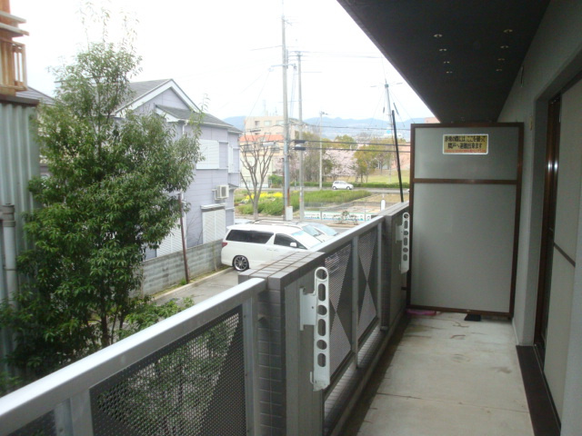 甚樹園マンション壱番館のバルコニー