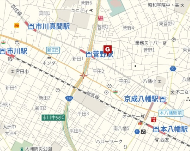 アメニティＭ２の地図|★案内図★