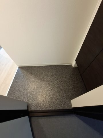 ザカラー東本町A棟の玄関