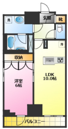 グレースティリアの間取り|オートロック完備・宅配ボックス有♪